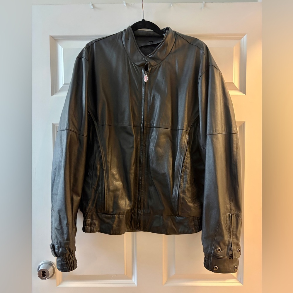 Firstgear Men’s Leather Motorcycle Jacket